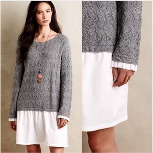 Anthropologie Sparrow Miora Layered Tunic Dress